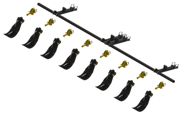 LANSS3408R8 -- Lankota Stalk Stomper® Mounting Kit for CaseIH® 2208/2408/3208/3408 Series 30